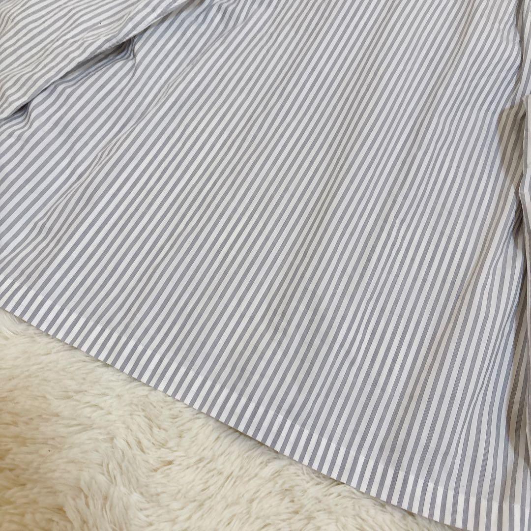 希少☆COMME des GARCONS ストライプ シャツ フリル 丸襟