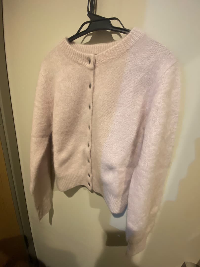 美品！anuans ラクーンフォックスショートカーディガン ピンク