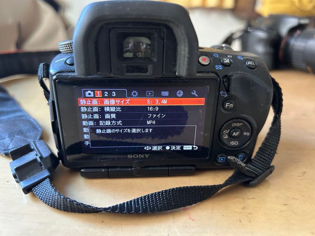 SONY α55 デジタル一眼レフ&ミノルタ300mmレンズセット　小型サイズ