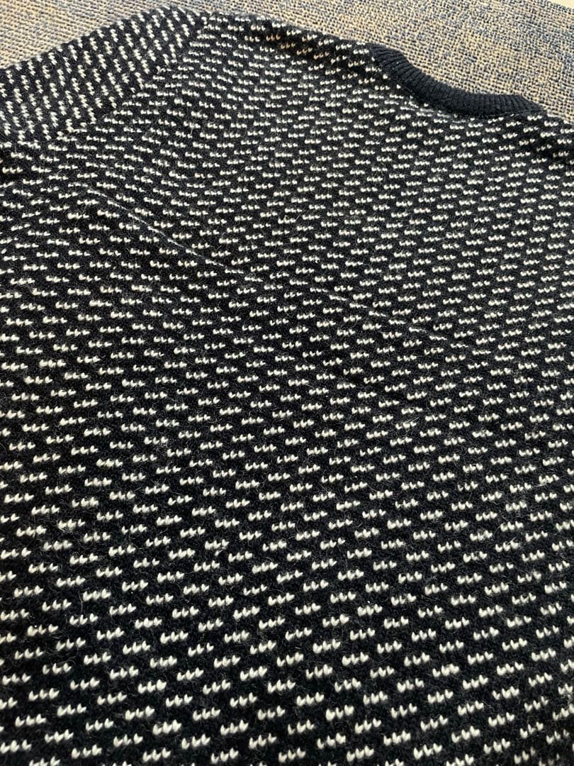 80s L.L.Bean バーズアイニットセーター X-LARGE 在原みゆ紀