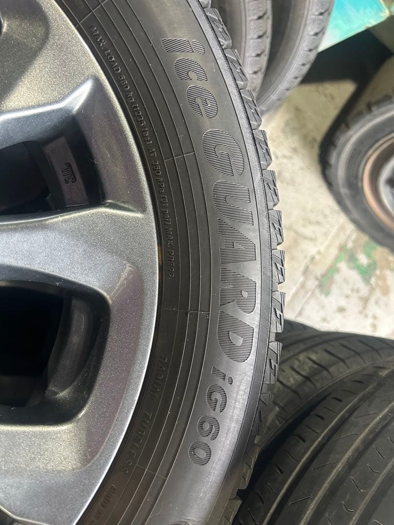 マツダ純正溝有りスタッドレス15インチ ホイールセット