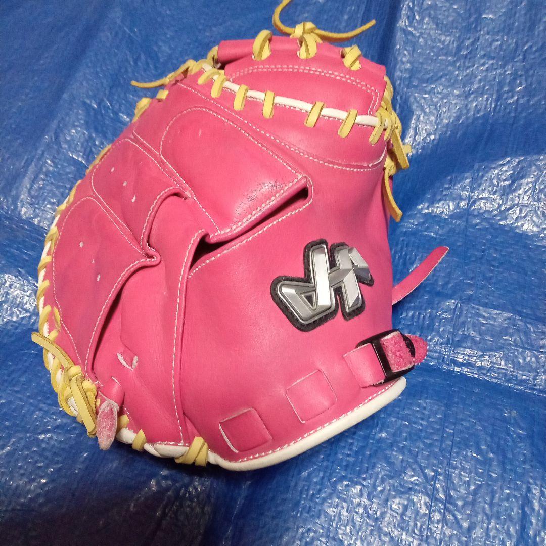 ハタケヤマ PRO-M8PS ピンク 右投げ用 キャッチャーミット