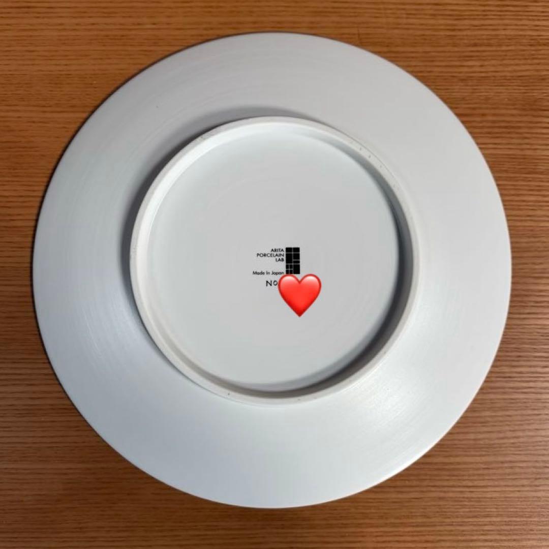 アリタポーセリンラボ：GALLERY フラットプレートL ブルー唐草☆