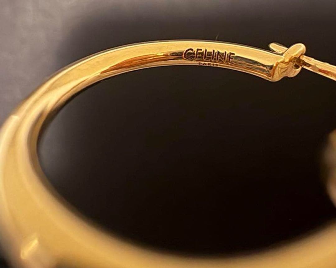 【片耳のみ】CELINE ノットフープ ピアス