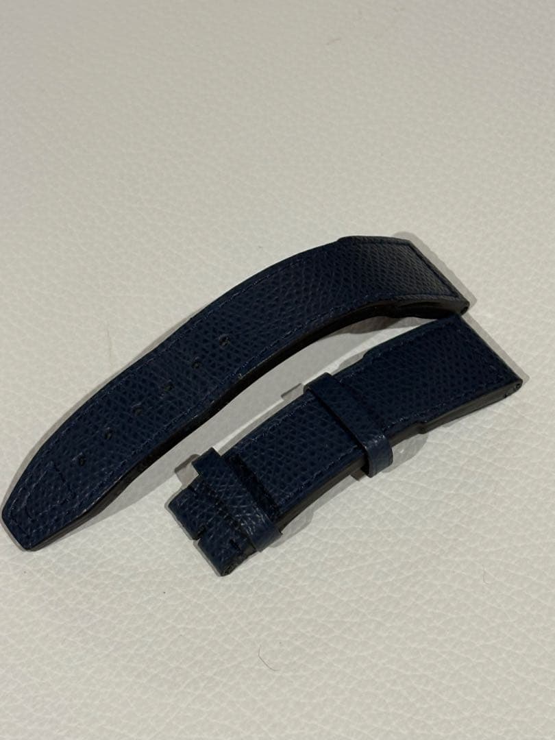 美品 ジャン・ルソー 時計ベルト IWC パイロット用 20-18mm ネイビー