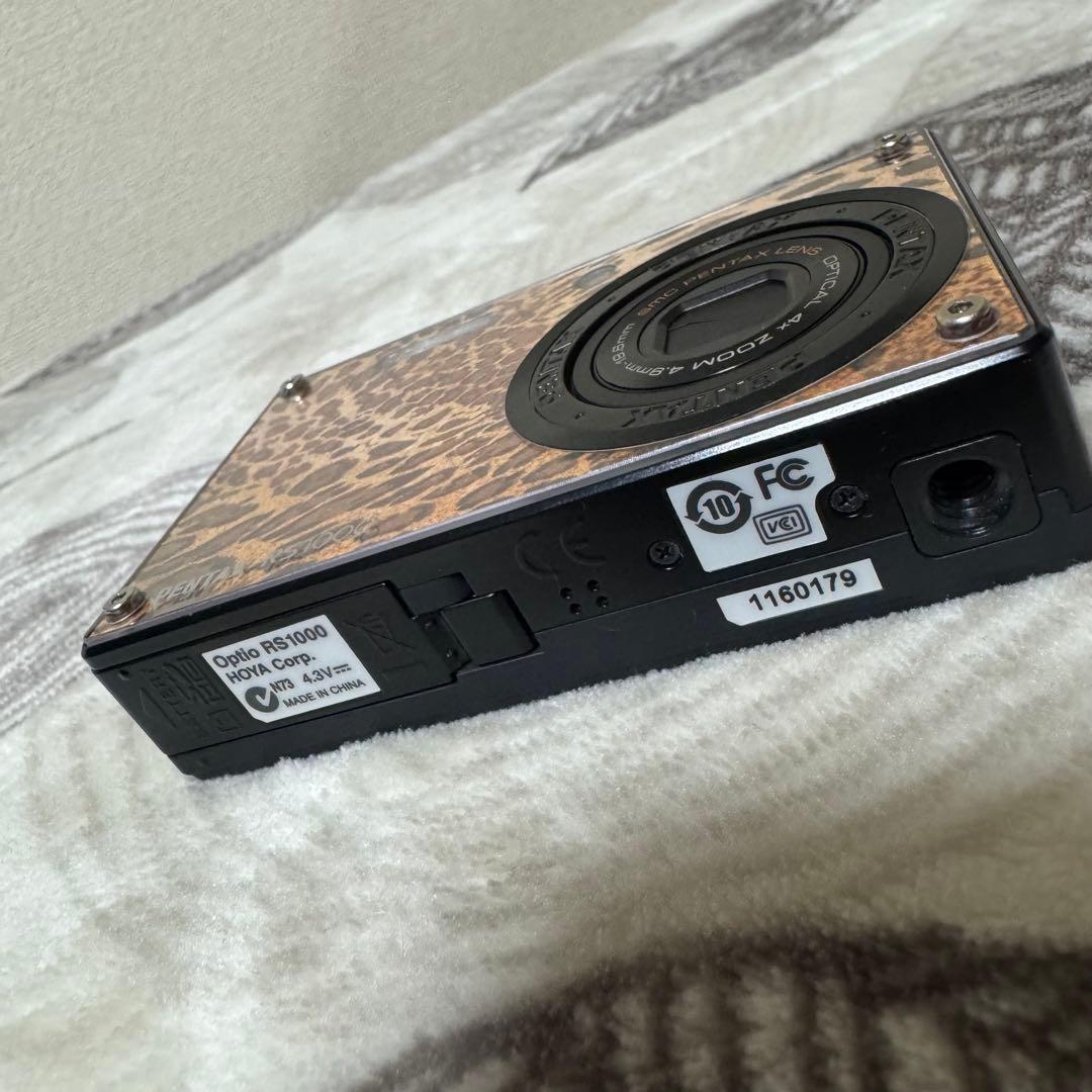 Pentax Optio Rs1000 動作確認OK きせかえシート付き