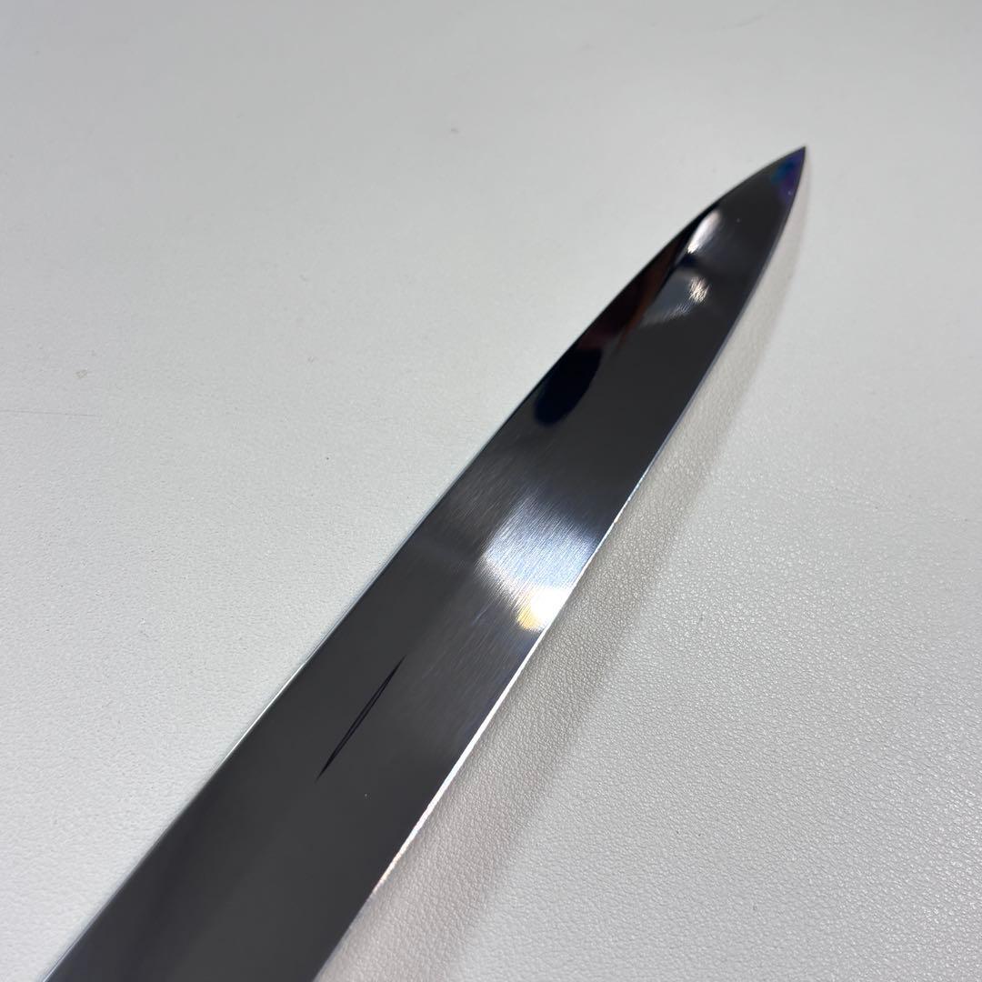 270mm 柳刃包丁 鏡面 黒檀紫檀八角柄 刺身包丁 全鋼、