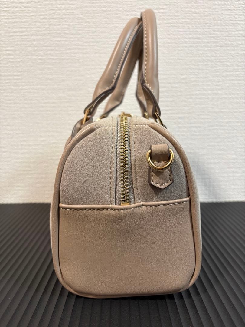 バッグ Herlipto Suede Mini Boston Bag