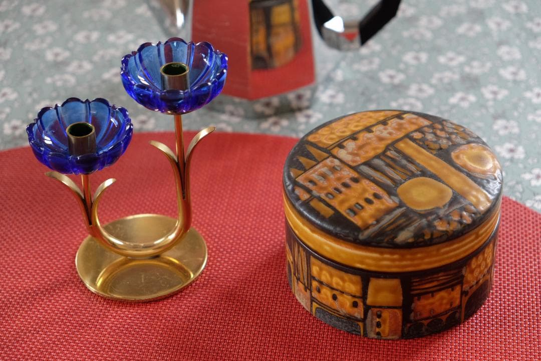 Baca バッカ /テネラ 花瓶 プレート クイストゴー　ブルーフルテッド