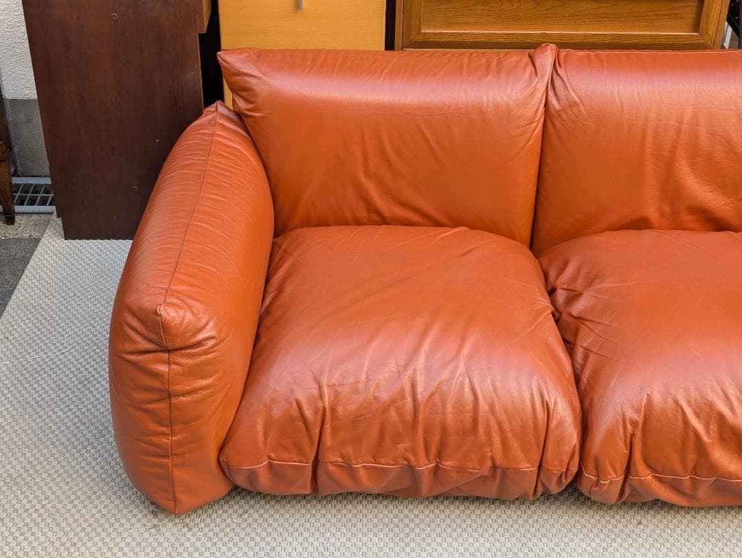 超名作☆arfiex／アルフレックス／marenco／マレンコ／2Pソファ／本革