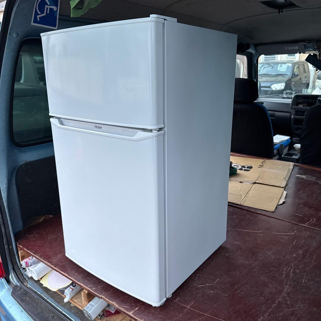 Haier ホワイト 冷蔵庫 上部冷却式2021年製85Ｌ