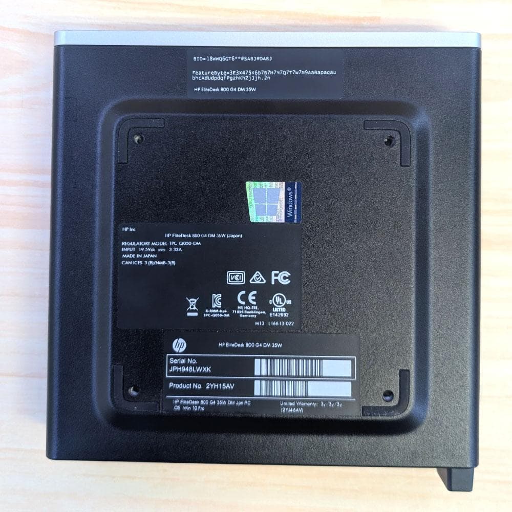 Core i5 第8世代／M.2 SSD 500GB　メモリ8G wifi搭載