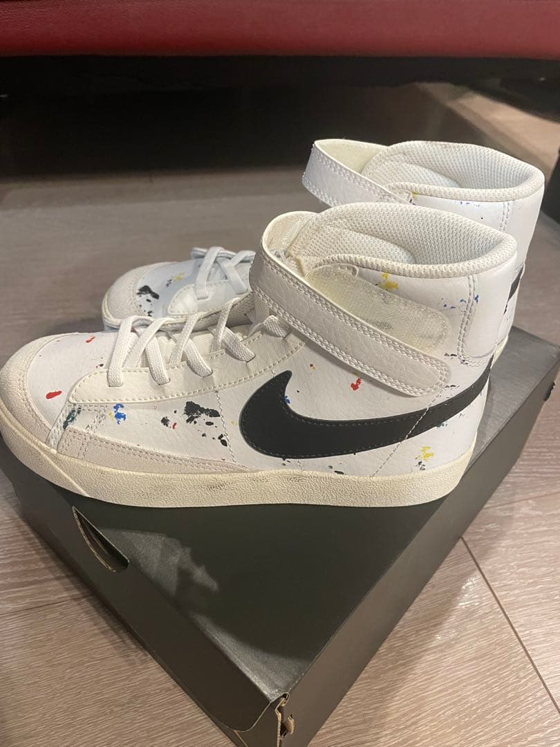 Nike ハイカットスニーカー ホワイト22㎝ キッズ 子供用