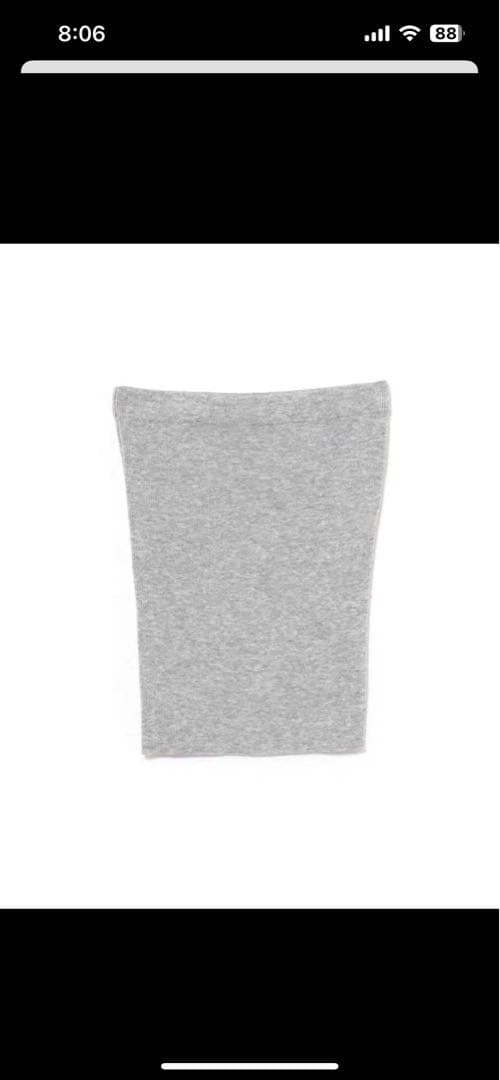 新品ANDMARY Hana knit mini dress