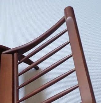 折りたたみ収納可能 今ではレアな木製マガジンラック ブラウン 送料込み・匿名発送