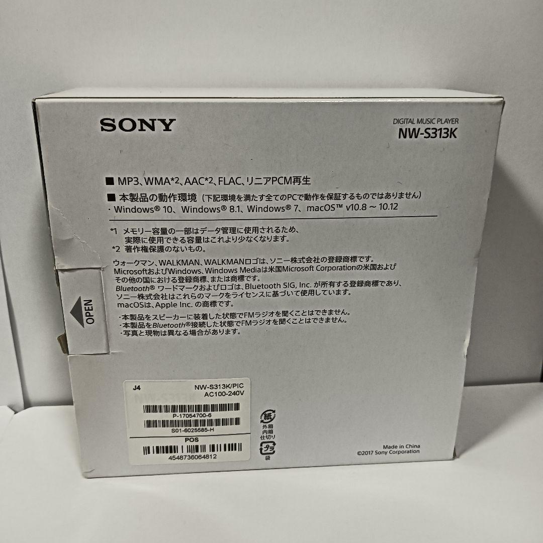 SONY　NW-S313K　ウォークマン　Sシリーズ　ライトピンク　4GB