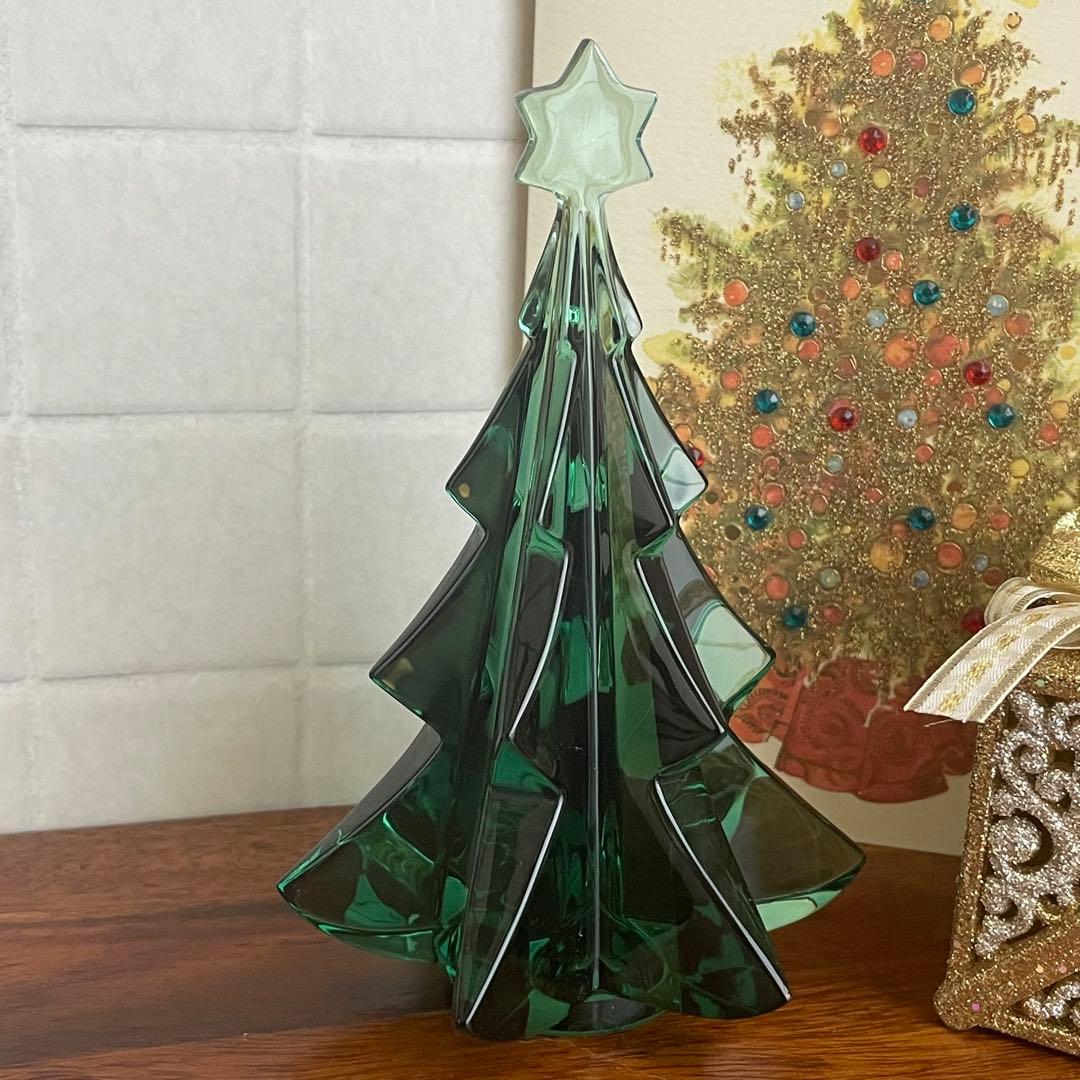 Baccarat　バカラ　ノエル　 クリスマスツリー　グリーン