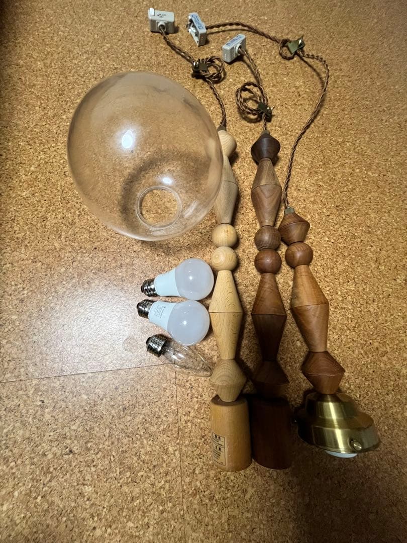 APROZ アプロス 木製ペンダントライト　3点セット おしゃれ