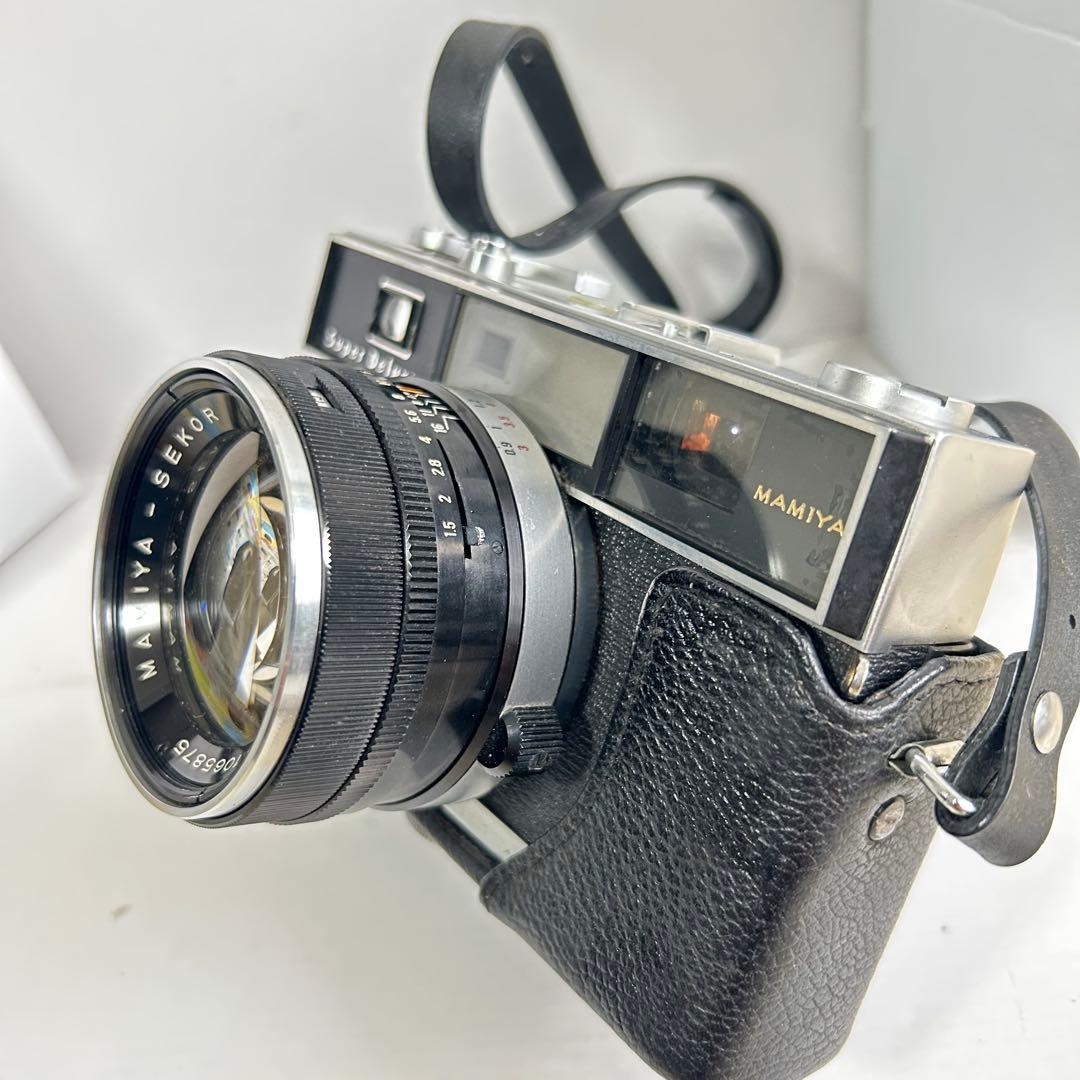【希少】MAMIYA Super Deluxe フィルムカメラ ケース付き