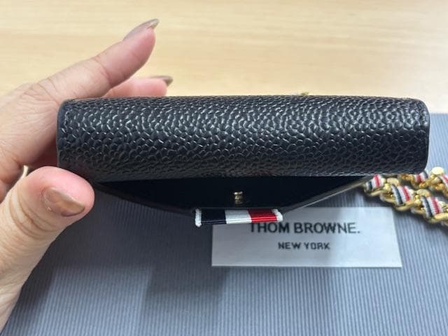 【美品】THOM BROWNE トムブラウン トリコロール名刺入れ カードケース