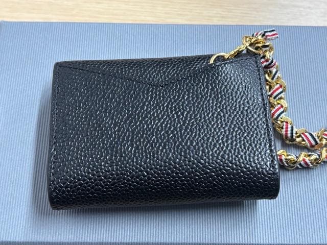 【美品】THOM BROWNE トムブラウン トリコロール名刺入れ カードケース
