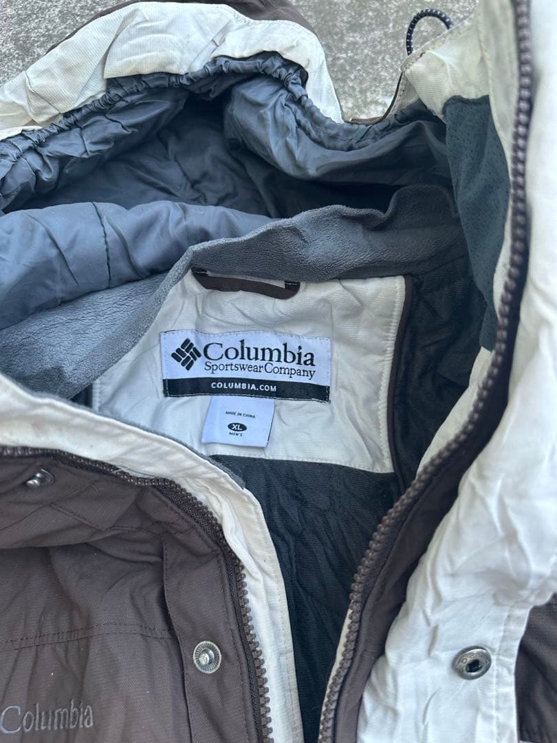 00s Columbia mountain jacket 茶色 テック系 y2k