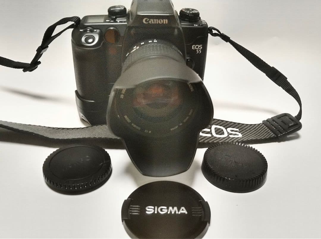キャノン EOS 55 +シグマ28-200mm.F/3.5-5.6