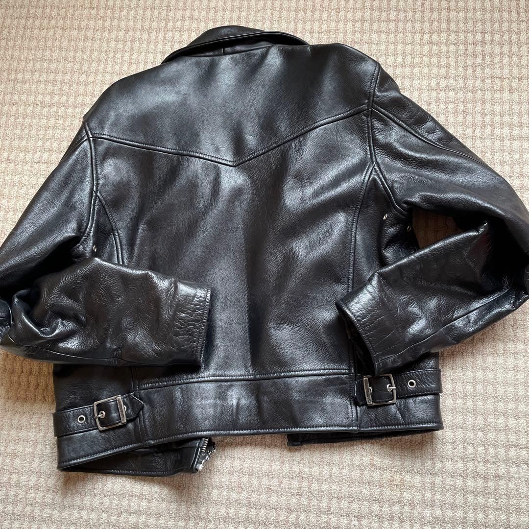 HARLEY-DAVIDSON ブラック シングルライダースジャケット M