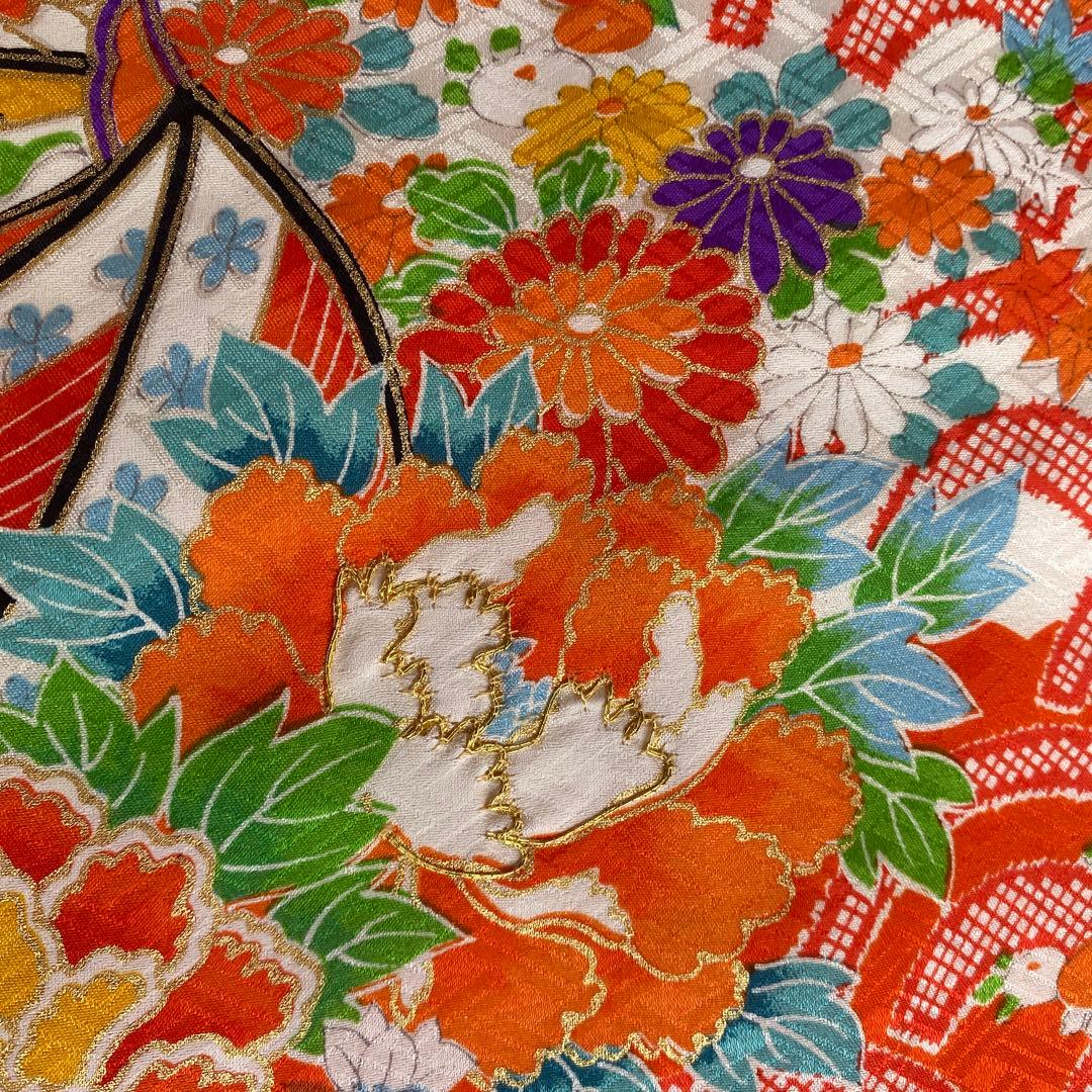 七五三　3歳　正絹