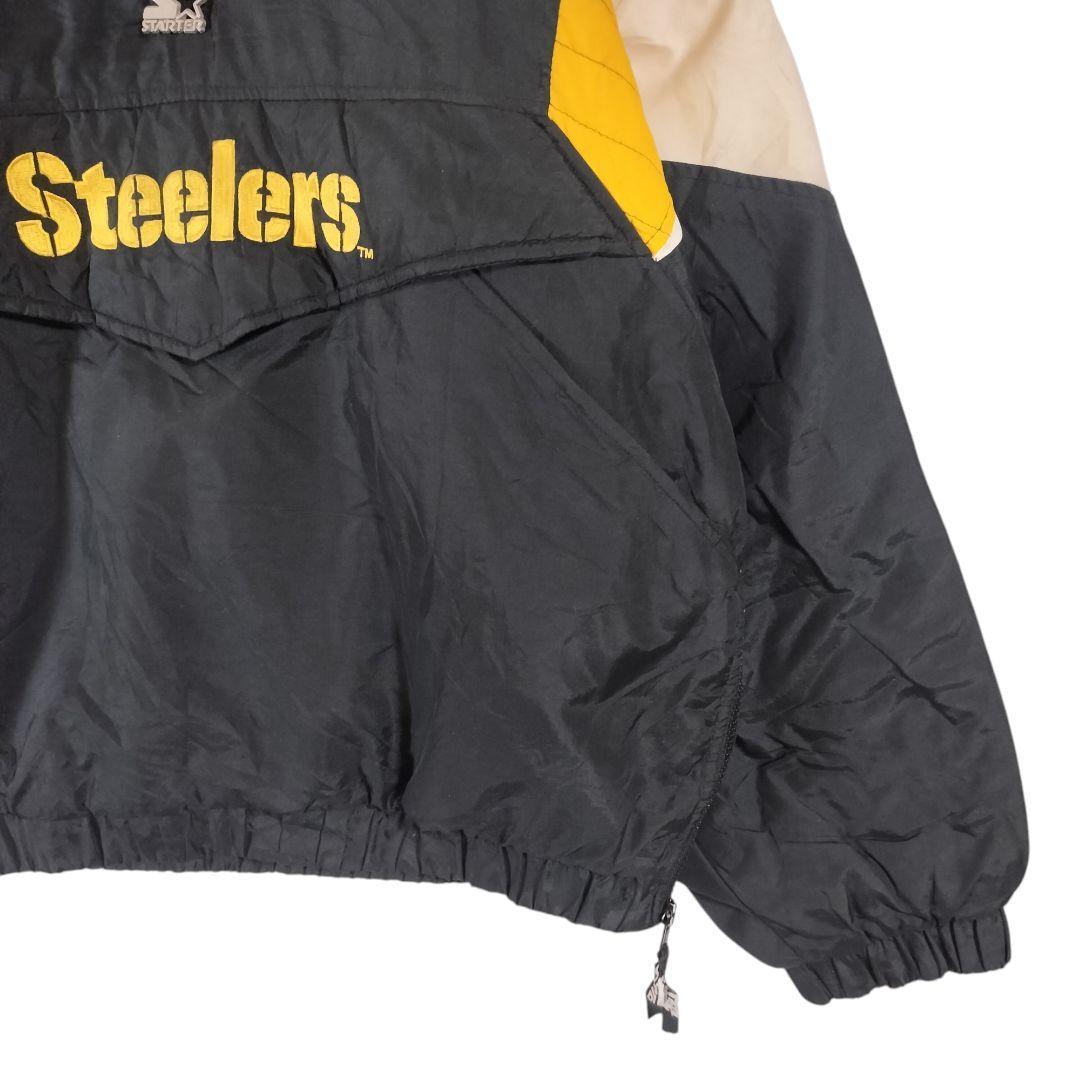 NFL ピッツバーグスティーラーズ 中綿 ウォームアップウェア L ブラック