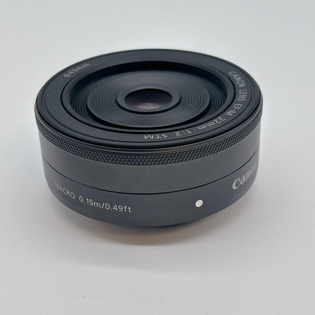 【極美品】Canon EF-M 22mm F2 STM 単焦点レンズ