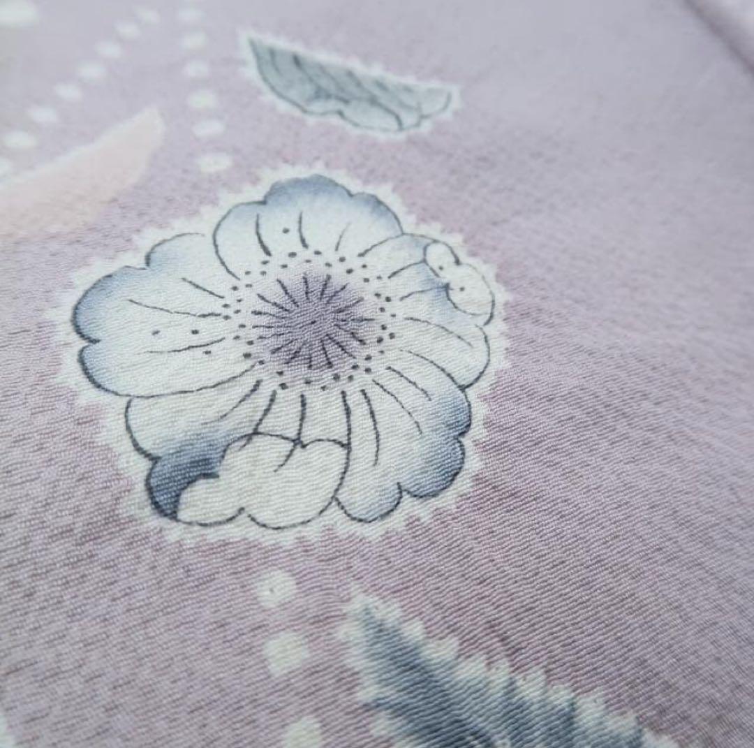 美品　着物　辻ヶ花　正絹　訪問　袷　広襟