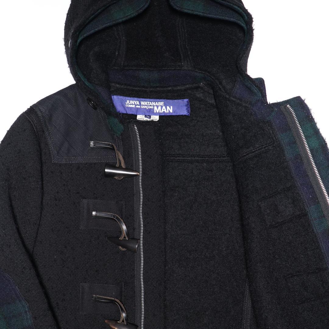 コムデギャルソン ジュンヤワタナベ マン11AWモヘヤ混ウール ダッフルコート
