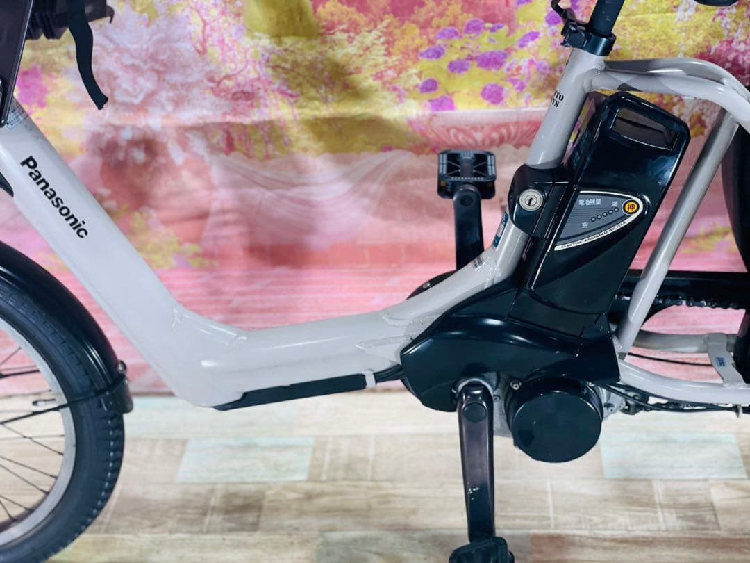 K2607 [大容量13.2Ah]電動自転車パナソニック 子供乗せ 20インチ