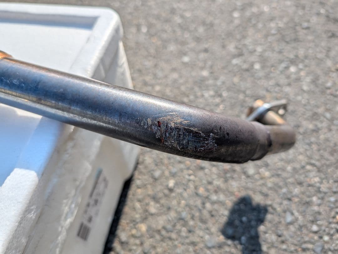 シグナス125用　Wirus Win マフラー 中古品