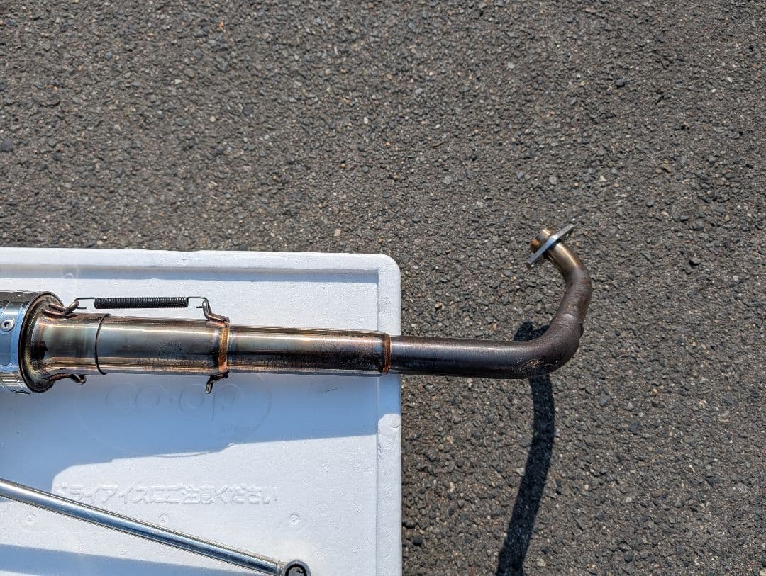 シグナス125用　Wirus Win マフラー 中古品
