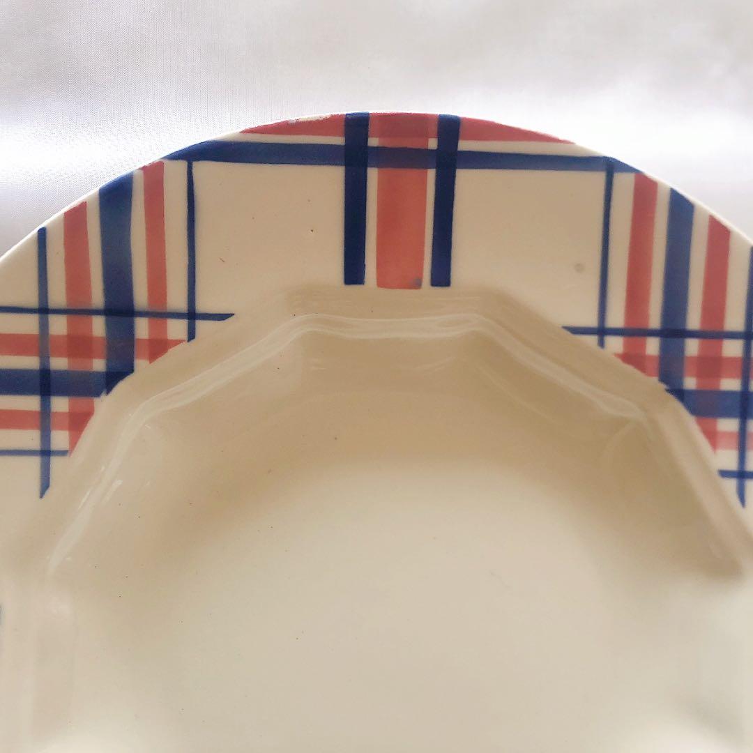 クレイユエモントロー HBCM スーププレート　A フランスアンティーク食器