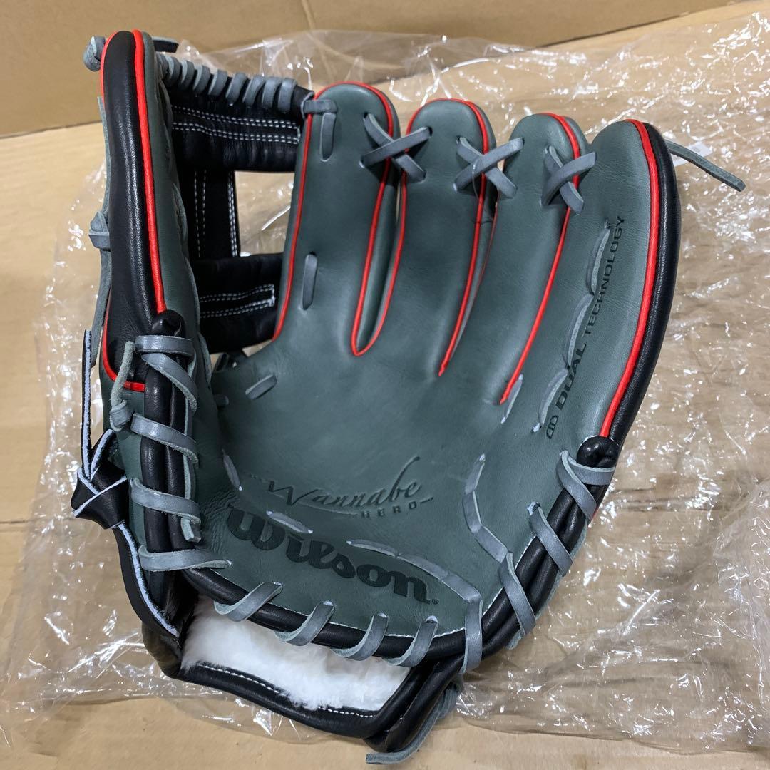 新品　ウイルソン　野球 グローブ　一般用 ワナビーヒーロー デュアル　内野手