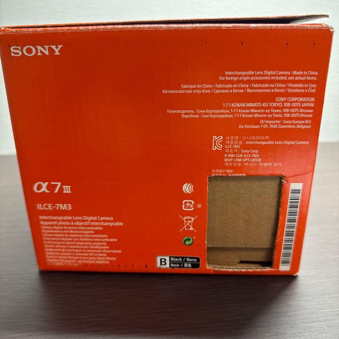 SONY α7 III ミラーレスカメラ 箱付きILCE-7M3