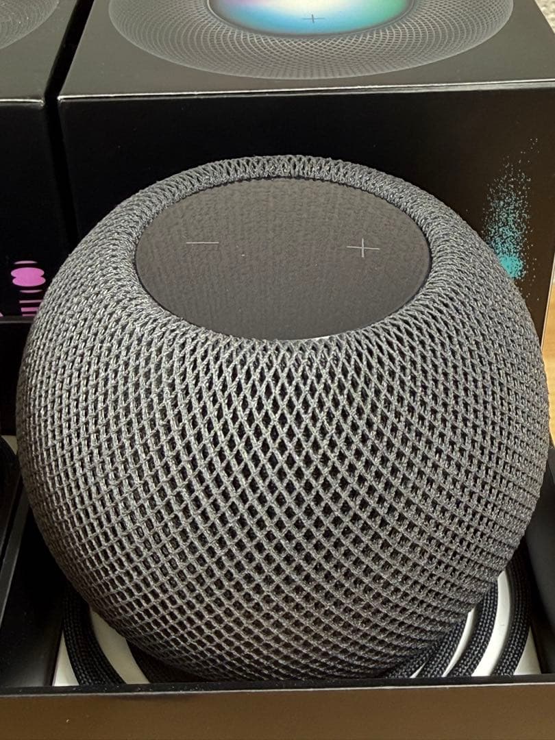 AppleのPod mini（黒）2個セット