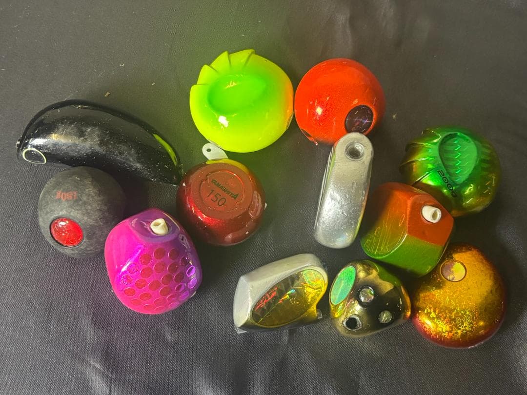 タイラバのセット・120ｇ～250ｇ/遊動式/新品ネクタイ付①