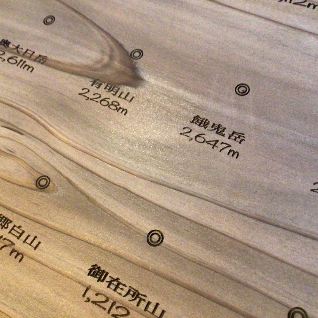 200名山バッチボード(約100cm×約30cm 厚み2cm)