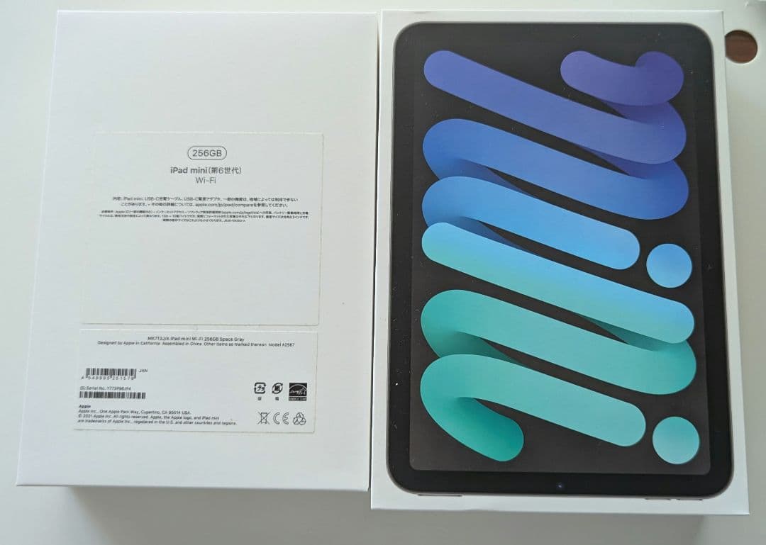 iPadmini 第6世代 256GB バッテリー最大容量100%
