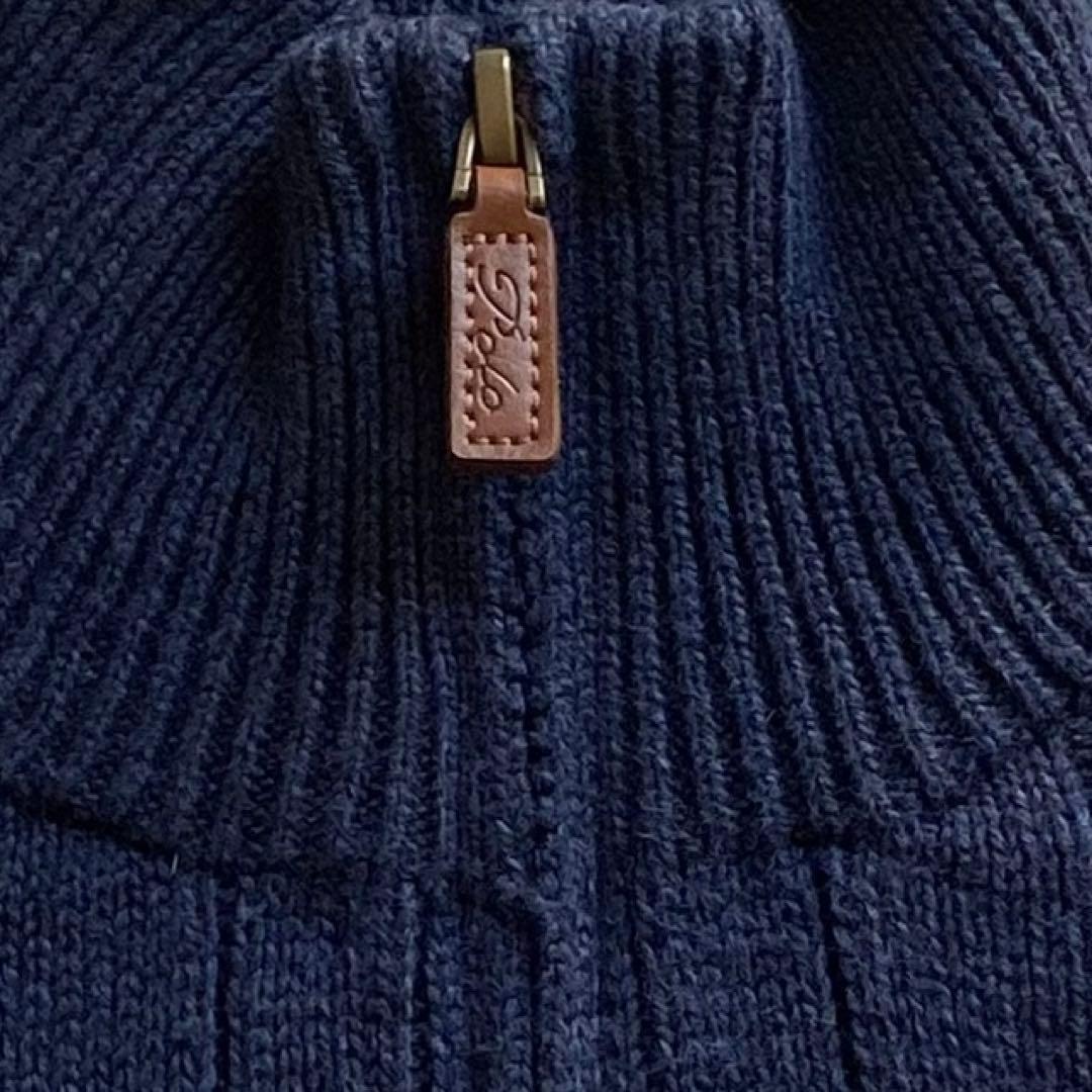 【新品未使用】POLO RALPH LAUREN ハーフジップ ケーブルニット