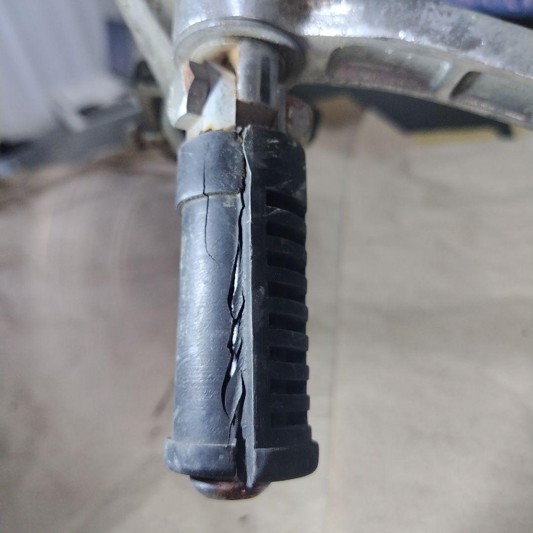 【ジャンク品】当時物CBX400F BEET バックステップ シルバー/ブラック