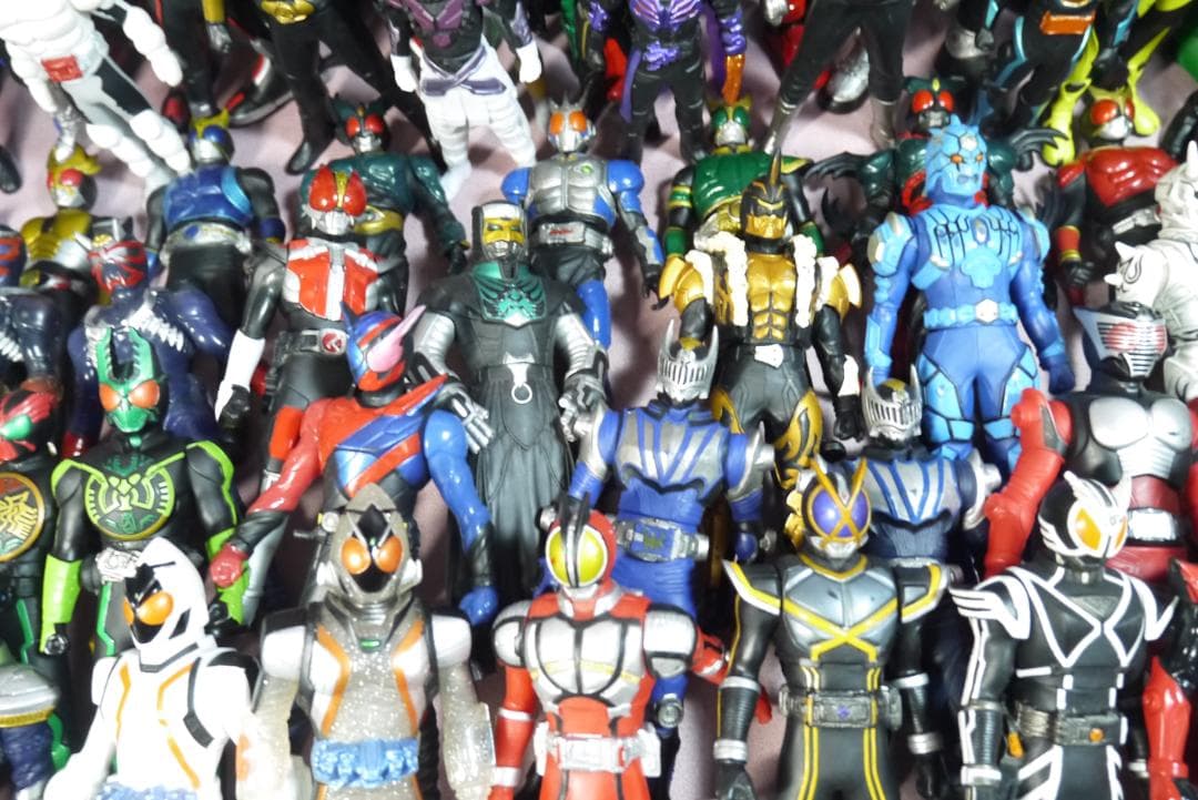 ライダーヒーローシリーズ　ビッグサイズソフビフィギュア　128体セット