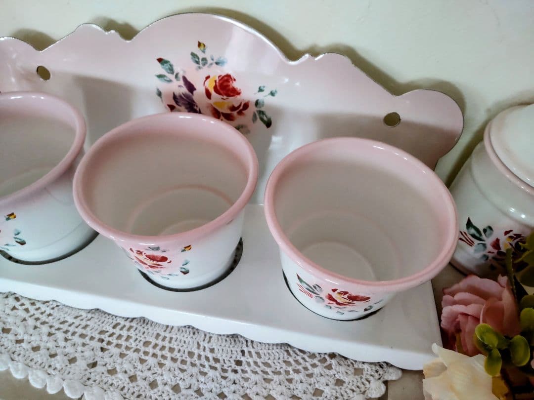 イマン　プリンセスローズ　ホーロー　サボンラック