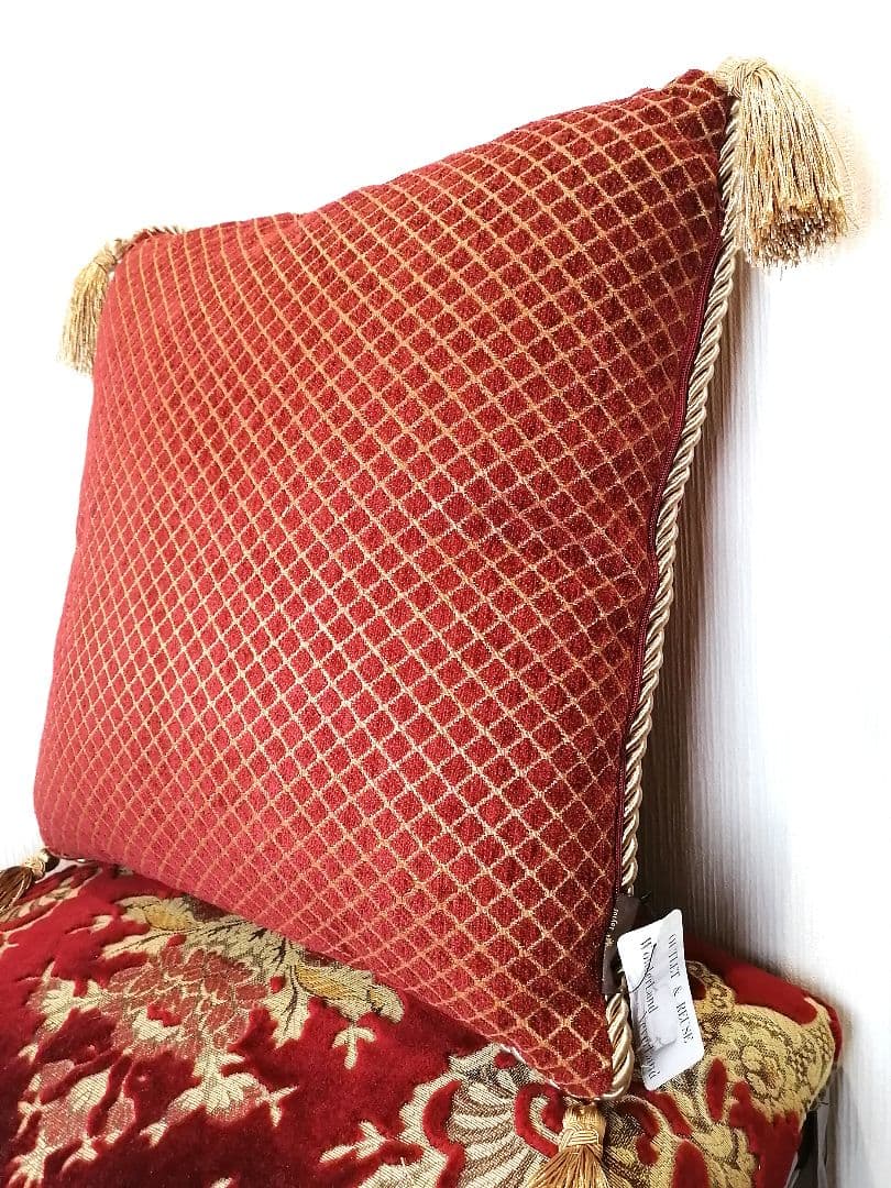 i■ 【 新品 】人気 ジェニファー テイラー クッション レッド プリンセス