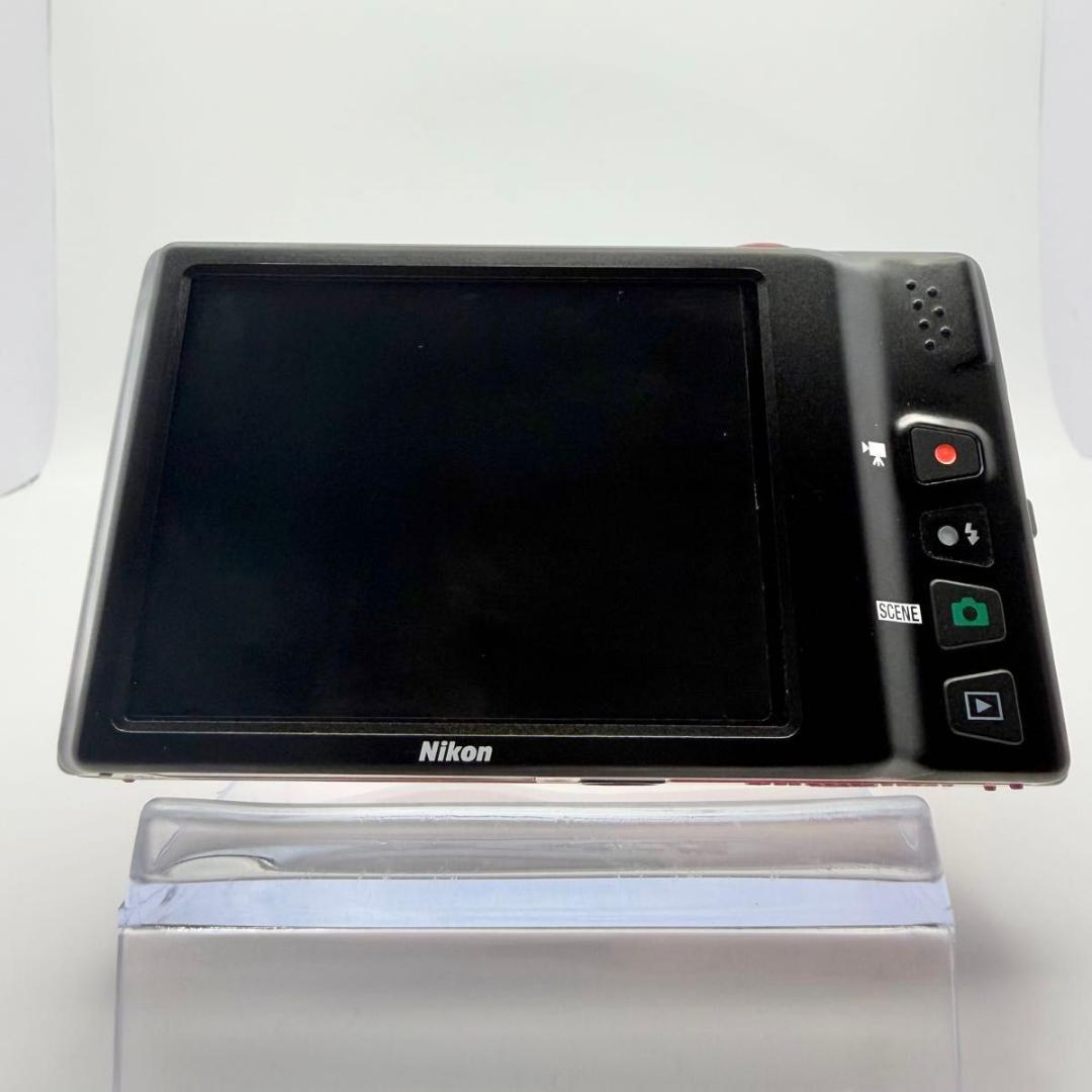【極美品】Nikon COOLPIX S6100 レッド 箱付 11032