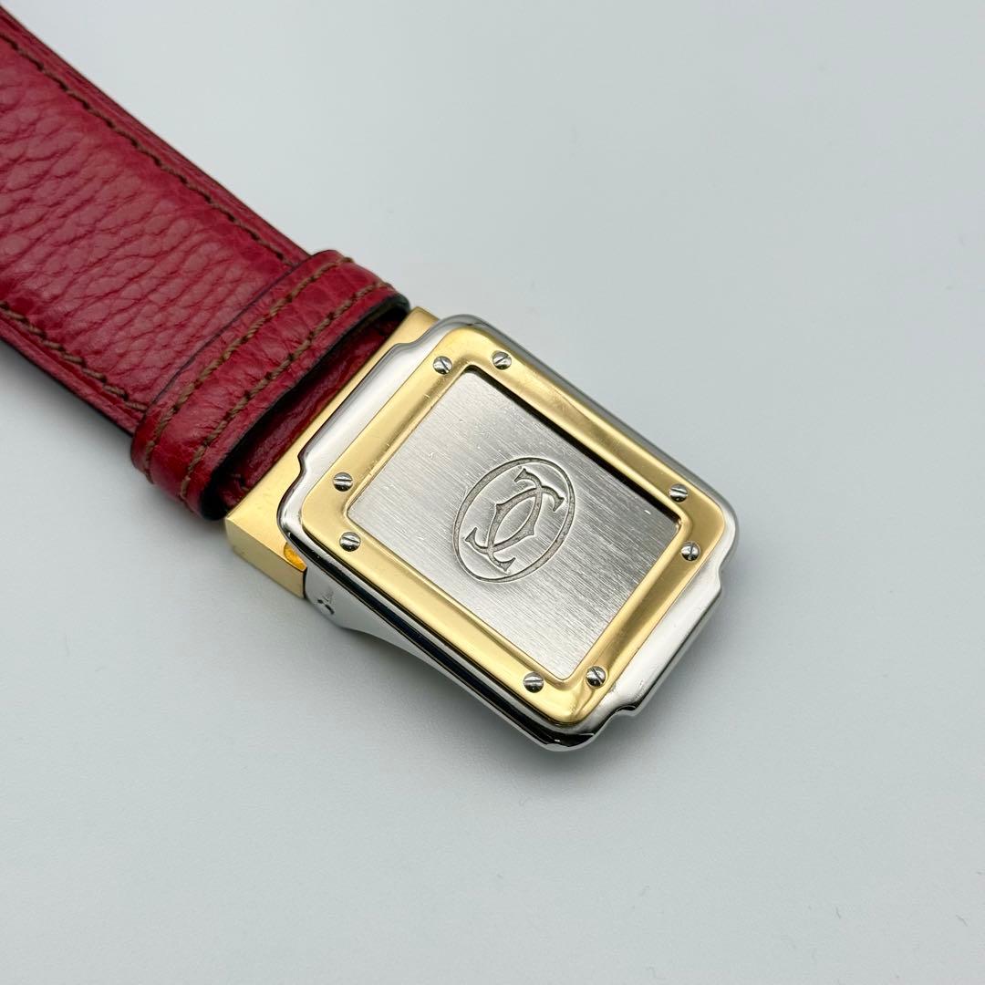 ✨美品✨カルティエ マストライン サントス レザー ベルト レディース 純正革
